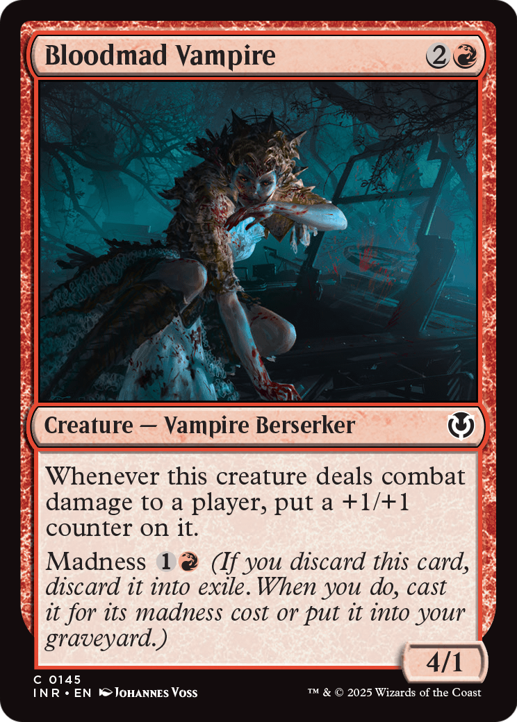 Bloodmad Vampire (-145) [Innistrad Remastered]  Foil