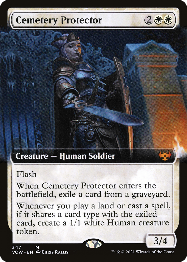 Cemetery Protector (Extended Art) [Innistrad: Crimson Vow] Foil