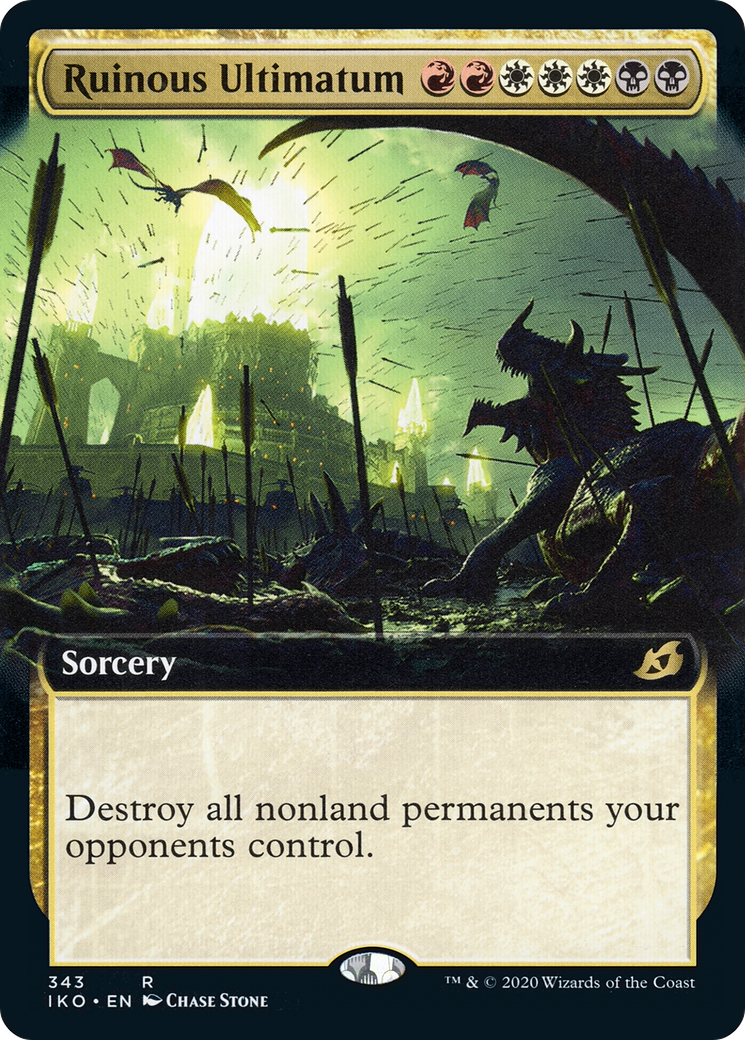 Ruinous Ultimatum (Extended Art) [Ikoria: Lair of Behemoths] Foil