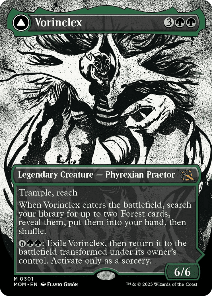 Vorinclex // The Grand Evolution (Showcase Planar Booster Fun) [March of the Machine] Foil