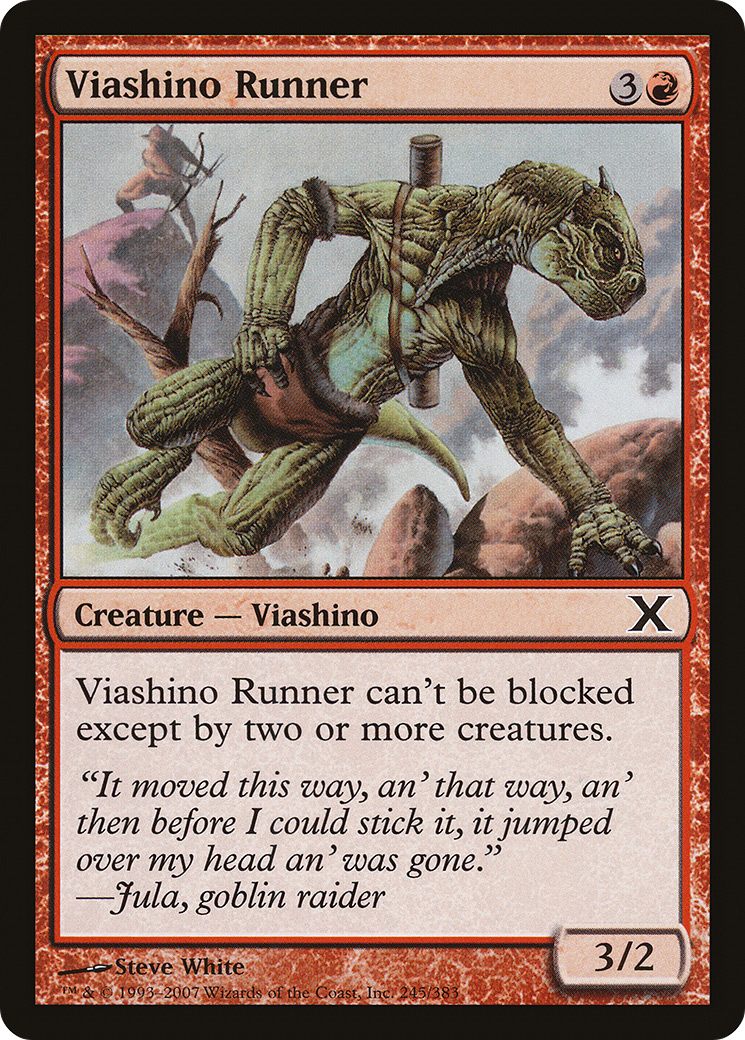 Viashino Runner [Tenth Edition] Foil