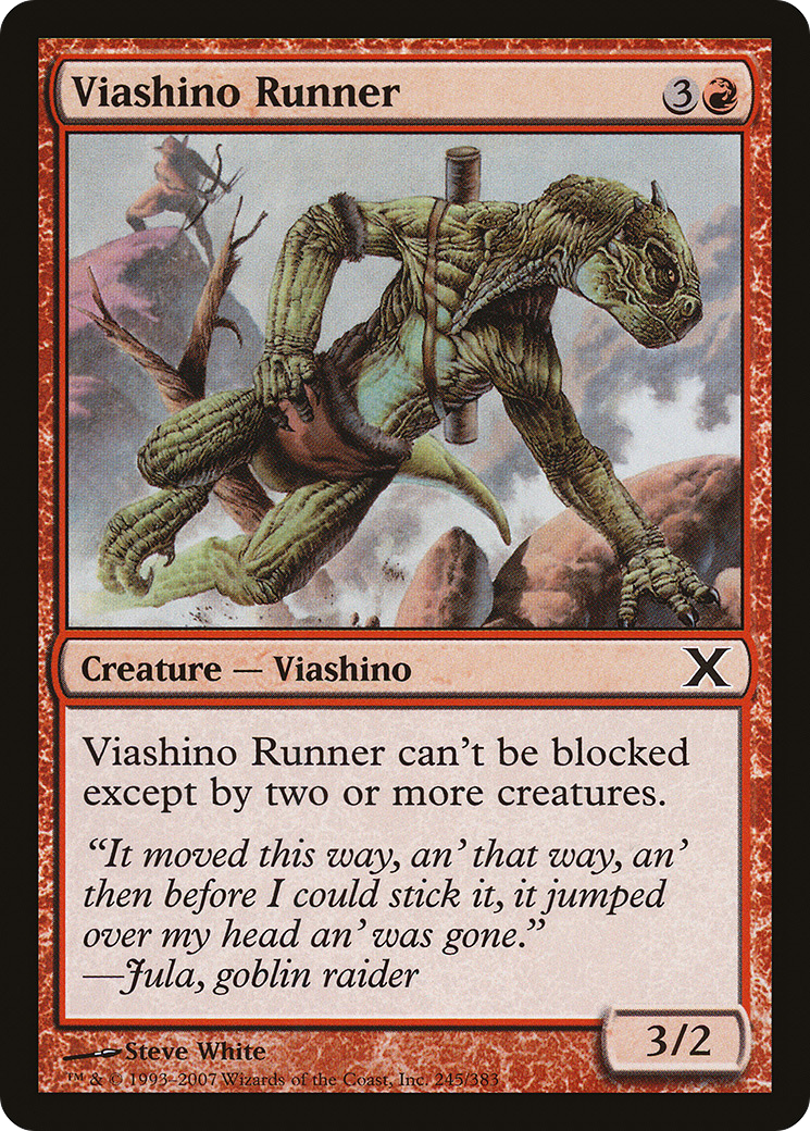 Viashino Runner [Tenth Edition] Foil