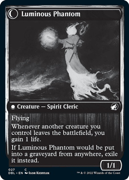 Lunarch Veteran // Luminous Phantom [Innistrad: Double Feature] Foil