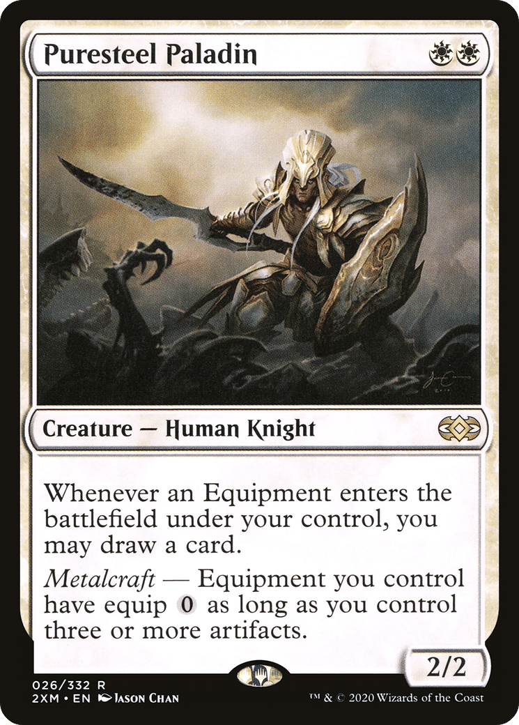 Puresteel Paladin [Double Masters] Foil