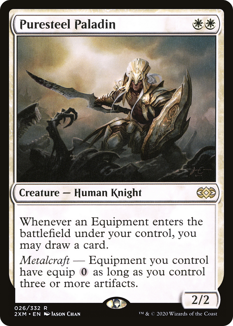 Puresteel Paladin [Double Masters] Foil