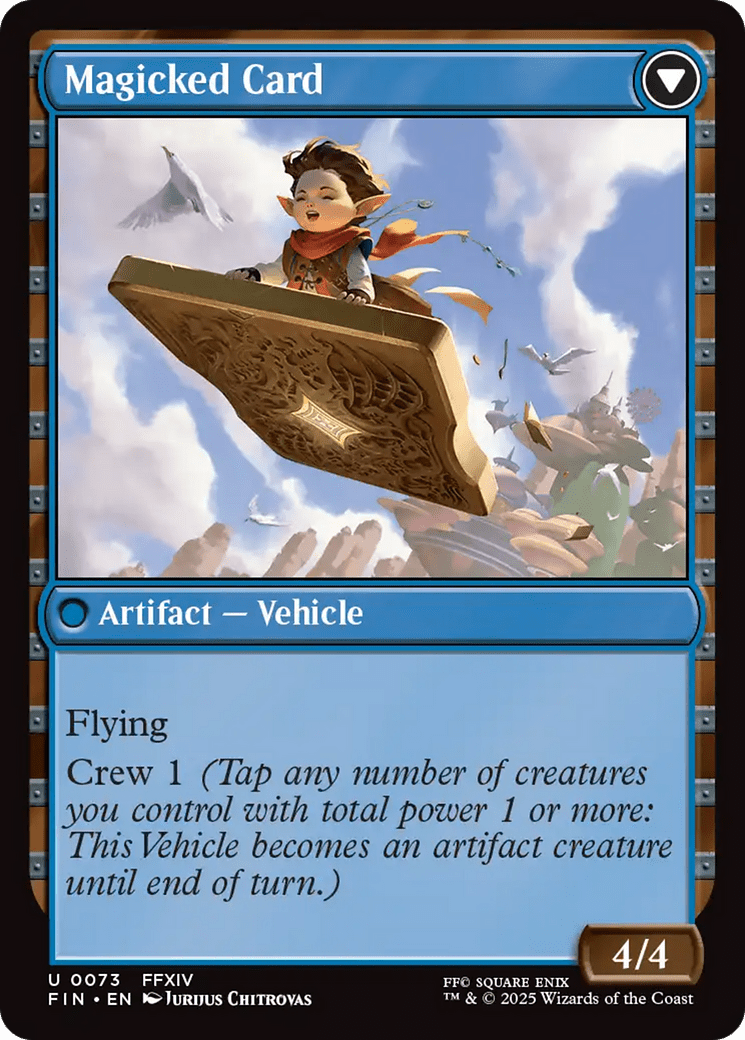 Sidequest: Card Collection // Magicked Card (073) [FINAL FANTASY] : (enchantment) Foil