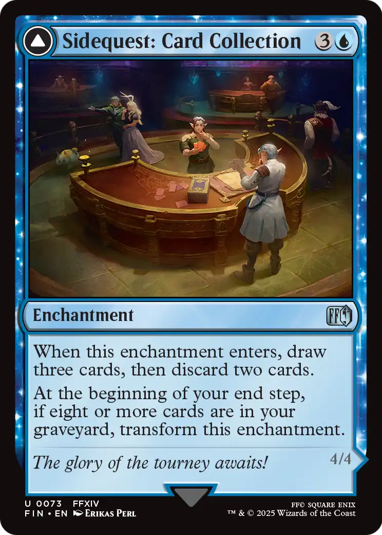 Sidequest: Card Collection // Magicked Card (073) [FINAL FANTASY] : (enchantment)