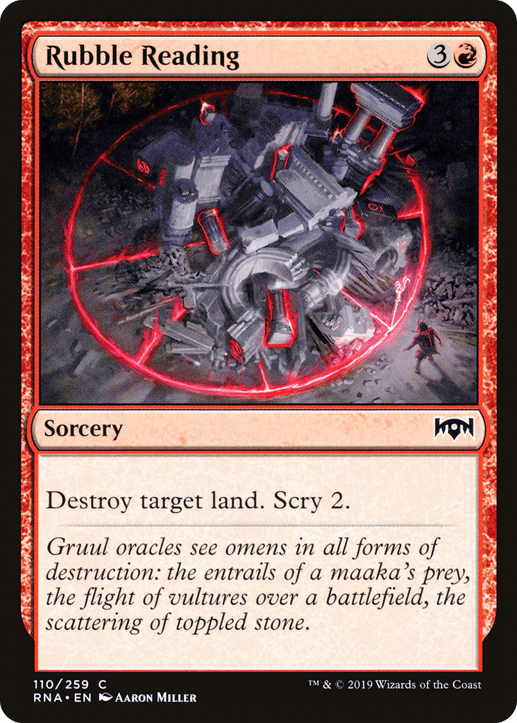 Rubble Reading [Ravnica Allegiance] Foil