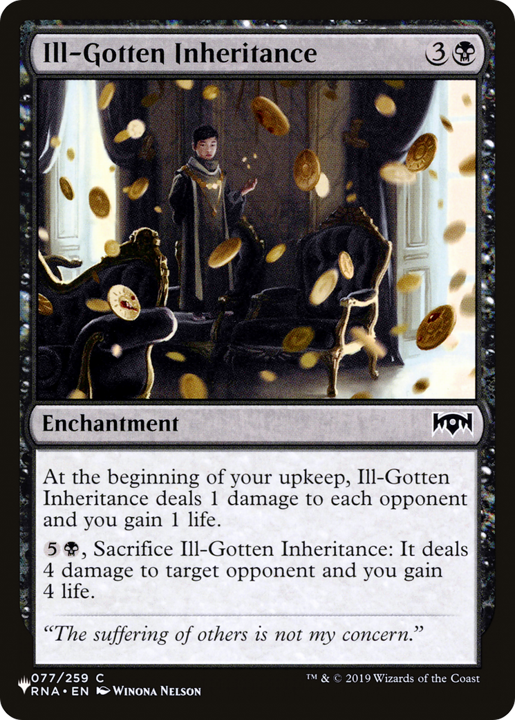 Ill-Gotten Inheritance |  (RNA-77) [The List]