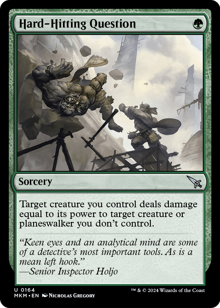 Hard-Hitting Question [Murders at Karlov Manor] Foil