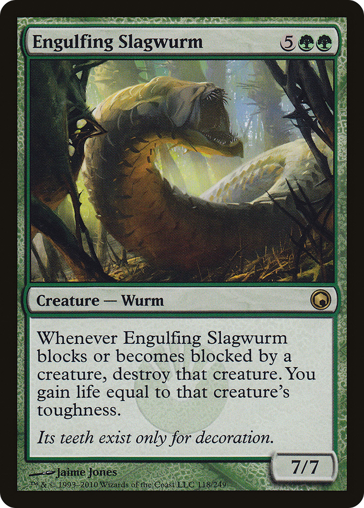 Engulfing Slagwurm [Scars of Mirrodin] Foil