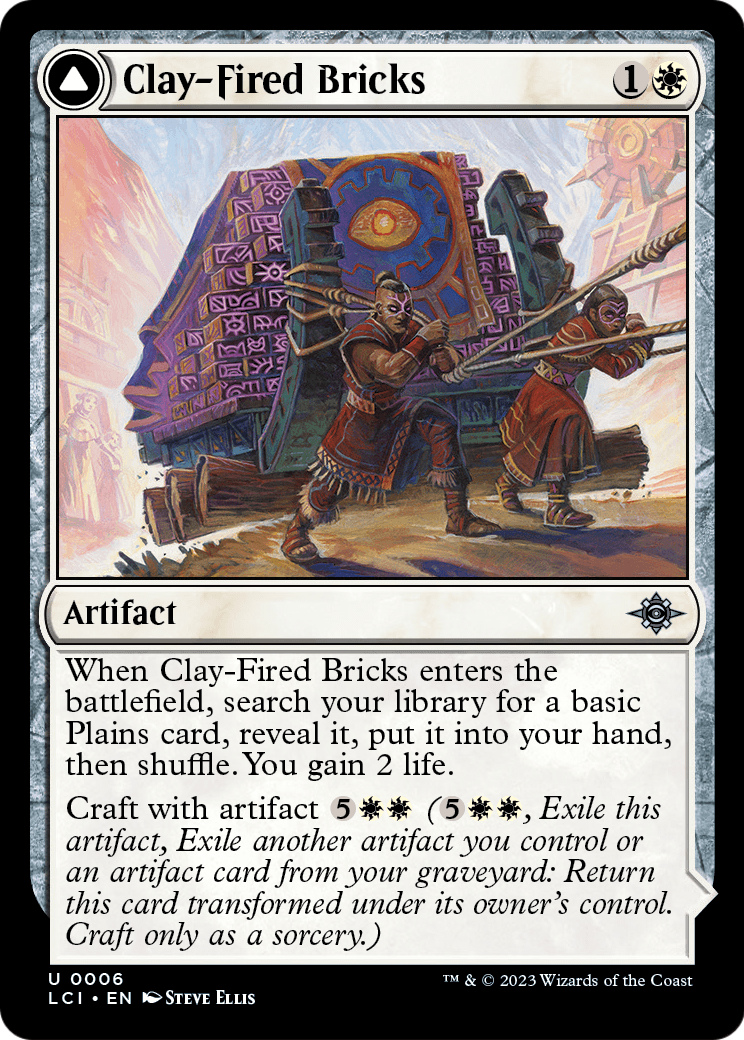 Clay-Fired Bricks // Cosmium Kiln [The Lost Caverns of Ixalan] Foil