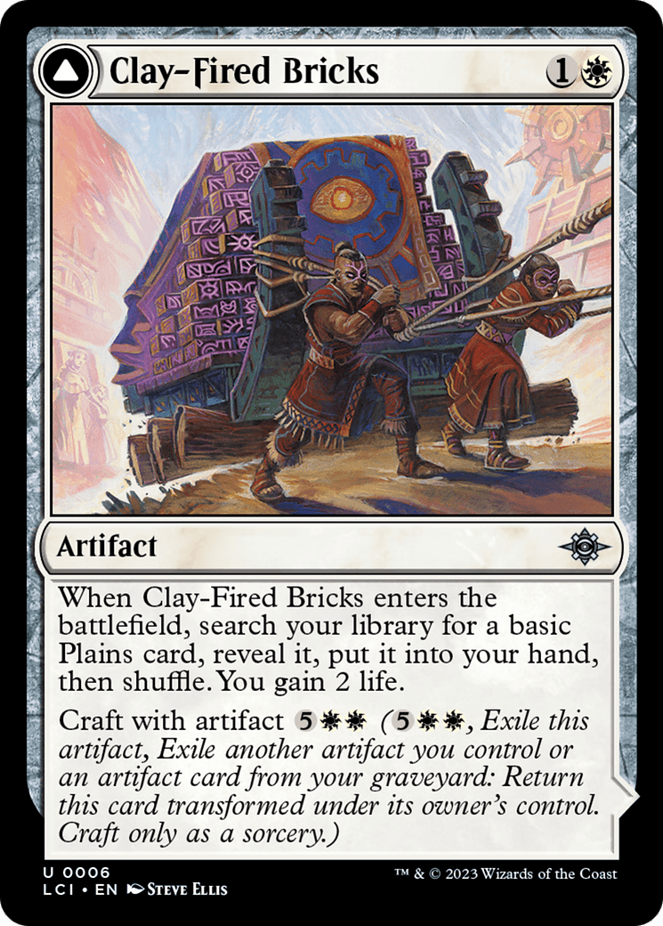 Clay-Fired Bricks // Cosmium Kiln [The Lost Caverns of Ixalan] Foil
