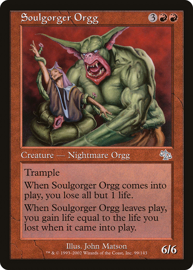 Soulgorger Orgg [Judgment] Foil