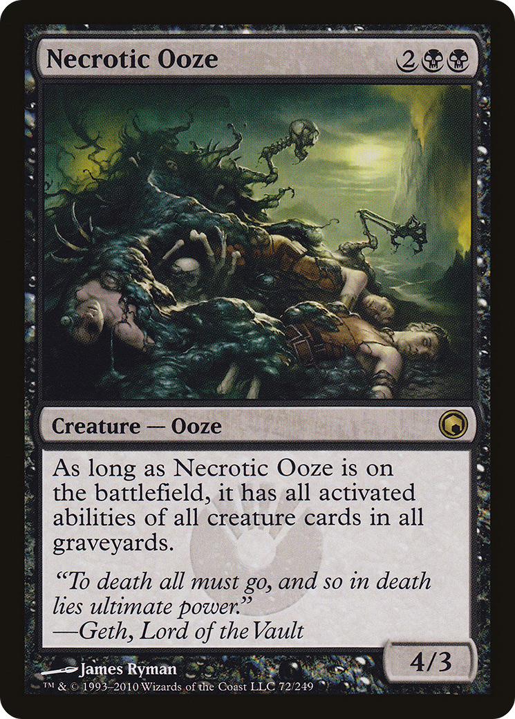 Necrotic Ooze [Scars of Mirrodin] Foil