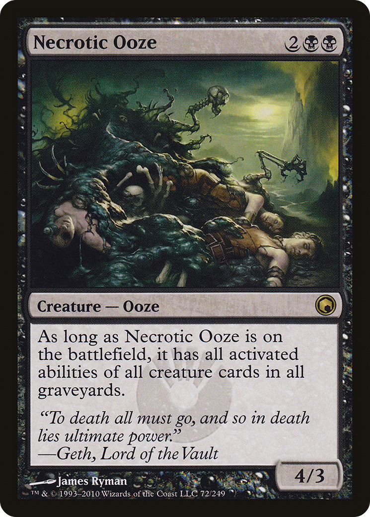 Necrotic Ooze [Scars of Mirrodin] Foil
