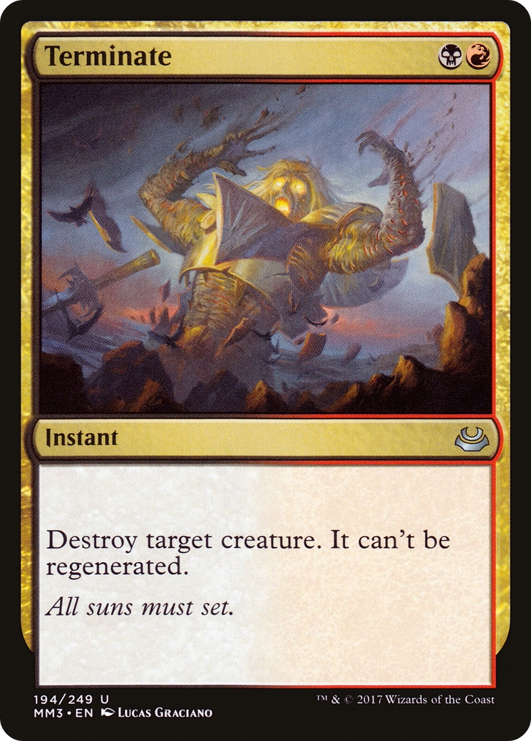 Terminate [Modern Masters 2017] Foil