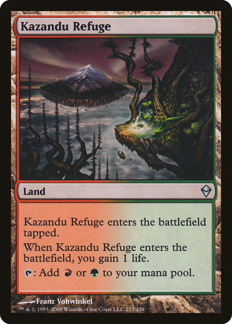 Kazandu Refuge [Zendikar] Foil