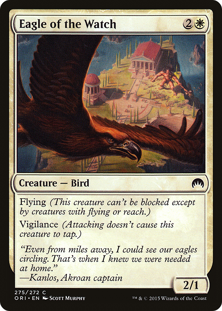 Eagle of the Watch (275) [Magic Origins]  Foil