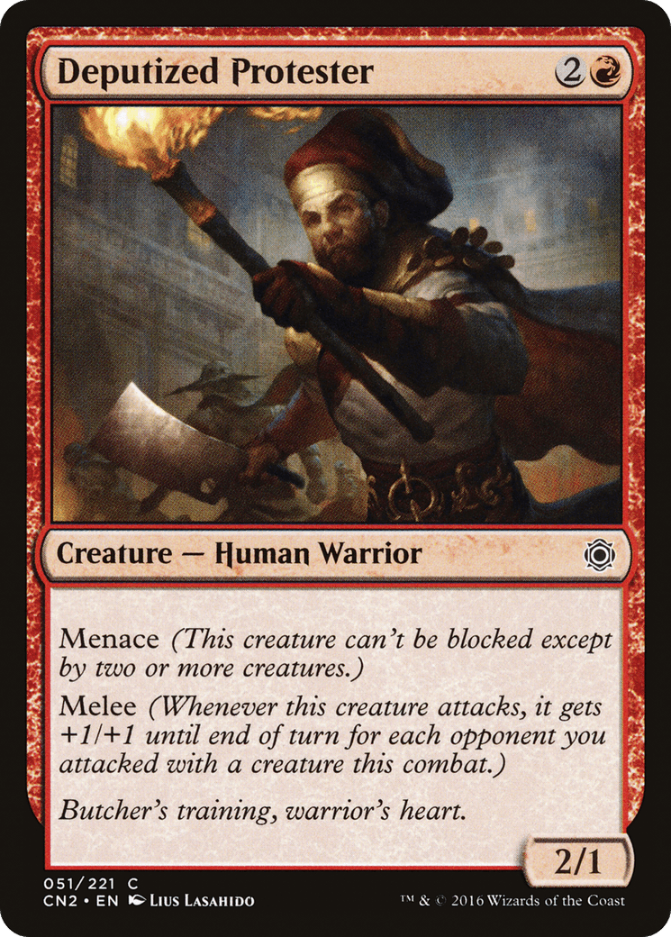 Deputized Protester [Conspiracy: Take the Crown] Foil