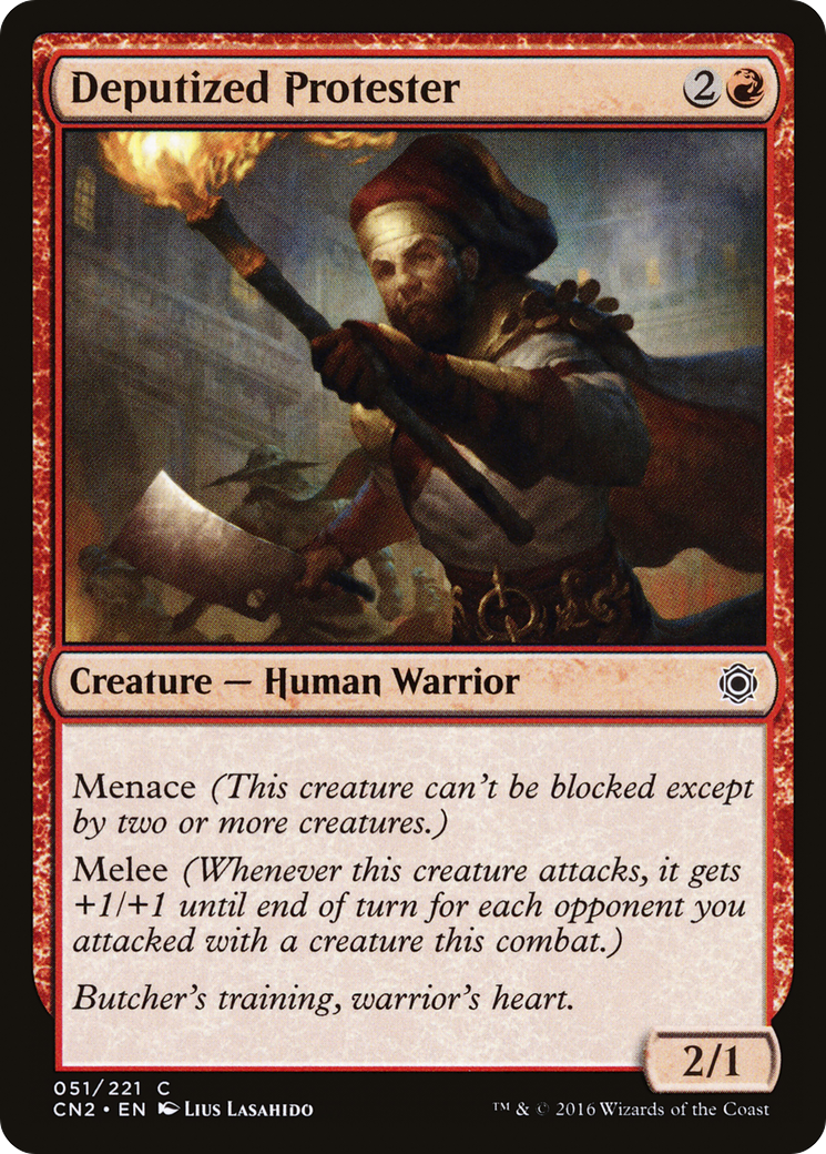 Deputized Protester [Conspiracy: Take the Crown] Foil