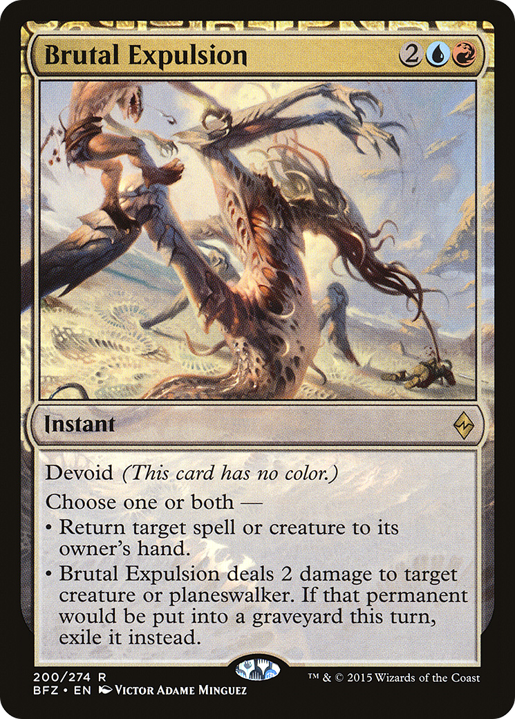 Brutal Expulsion [Battle for Zendikar] Foil