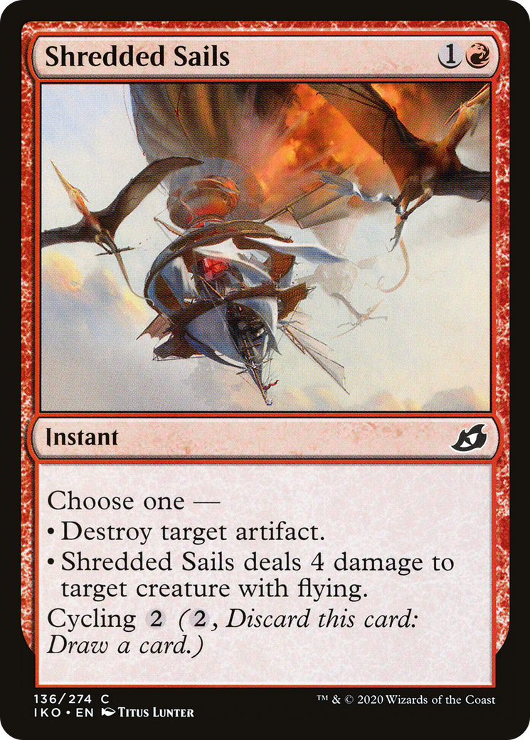 Shredded Sails [Ikoria: Lair of Behemoths] Foil