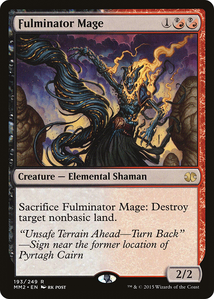 Fulminator Mage [Modern Masters 2015] Foil