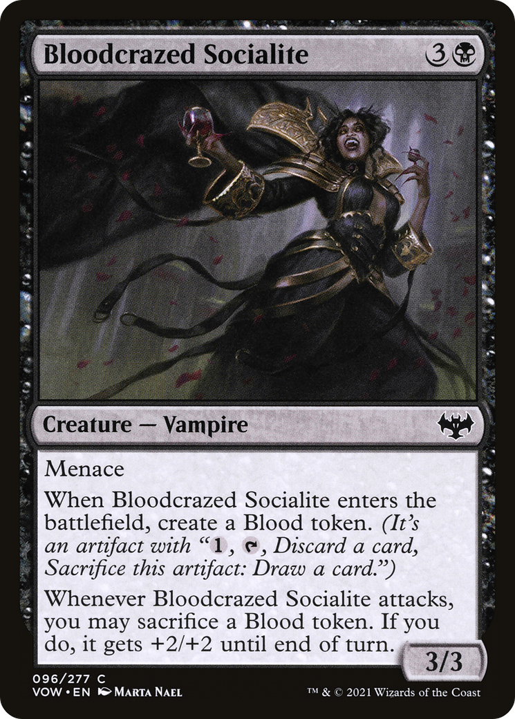 Bloodcrazed Socialite [Innistrad: Crimson Vow] Foil