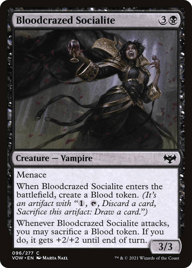 Bloodcrazed Socialite [Innistrad: Crimson Vow] Foil