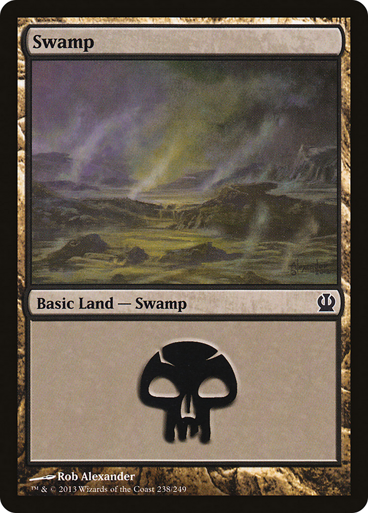 Swamp (238) [Theros] Foil