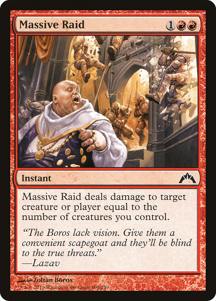 Massive Raid [Gatecrash] Foil