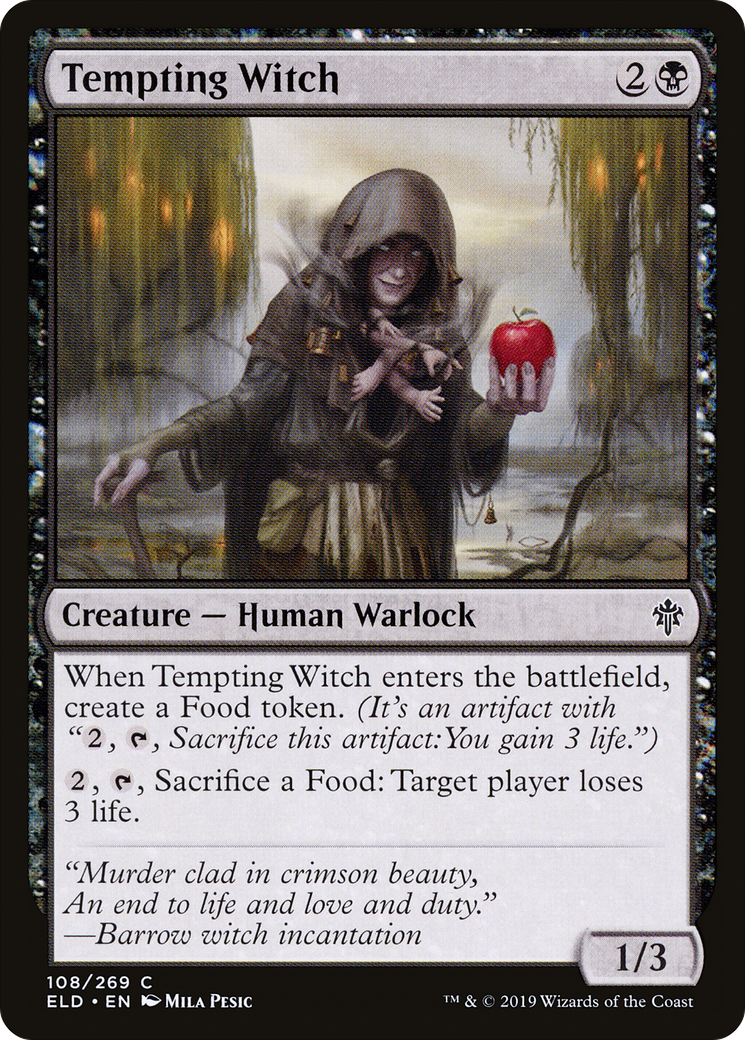 Tempting Witch [Throne of Eldraine] Foil