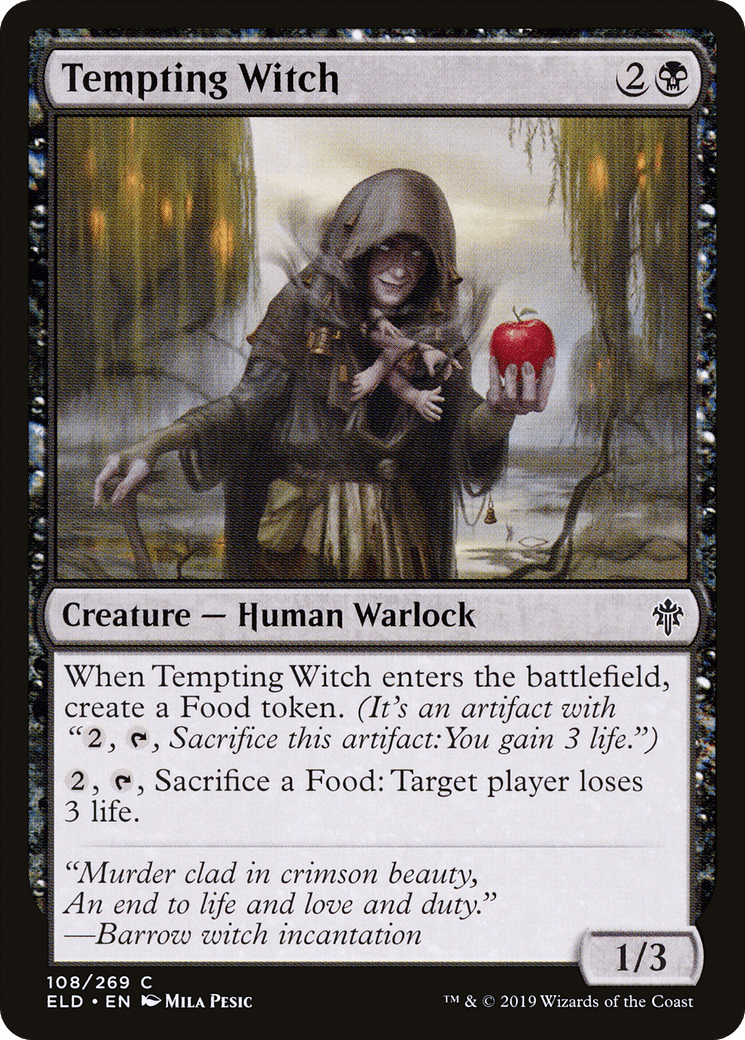 Tempting Witch [Throne of Eldraine] Foil
