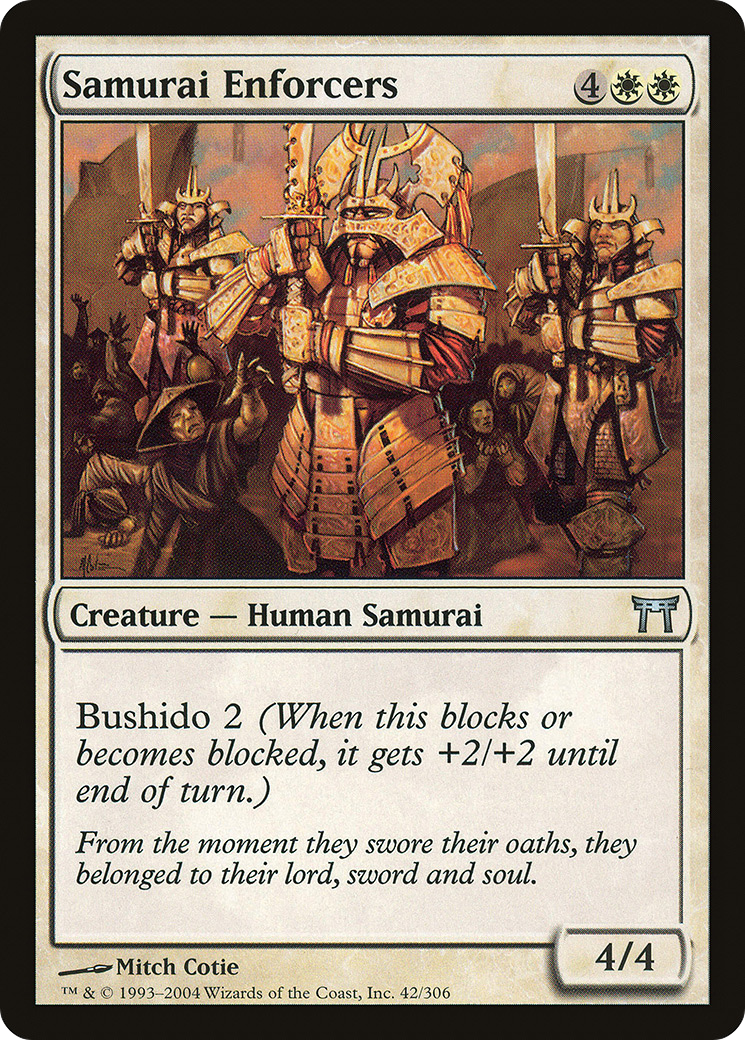 Samurai Enforcers [Champions of Kamigawa] Foil