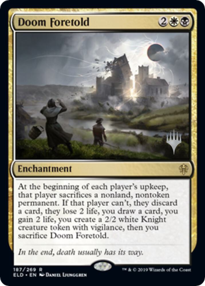 Doom Foretold 187 (Promo Pack: Throne of Eldraine)  - Foil