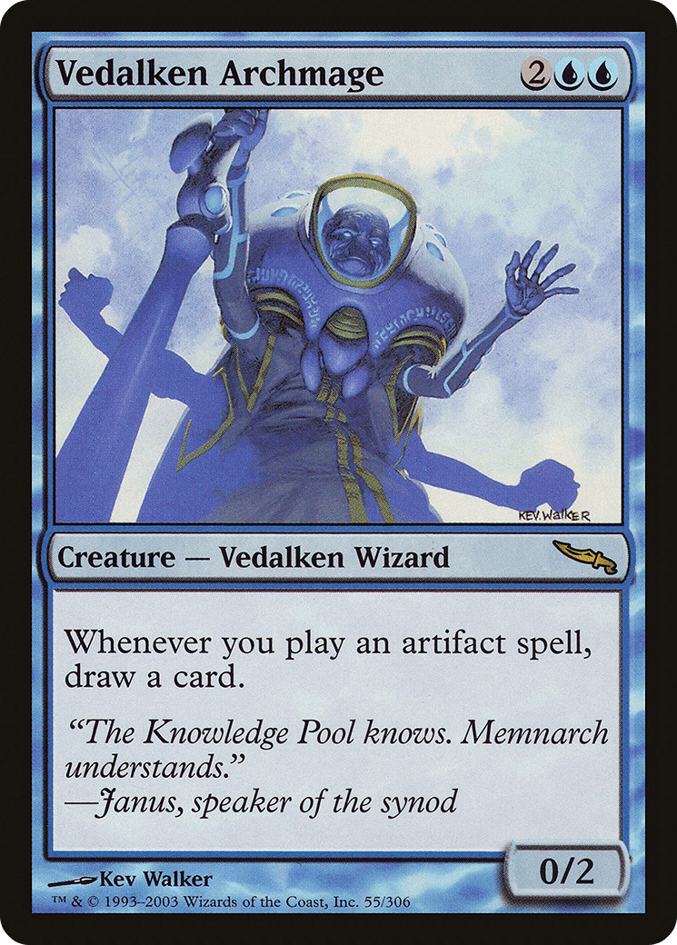 Vedalken Archmage [Mirrodin] Foil