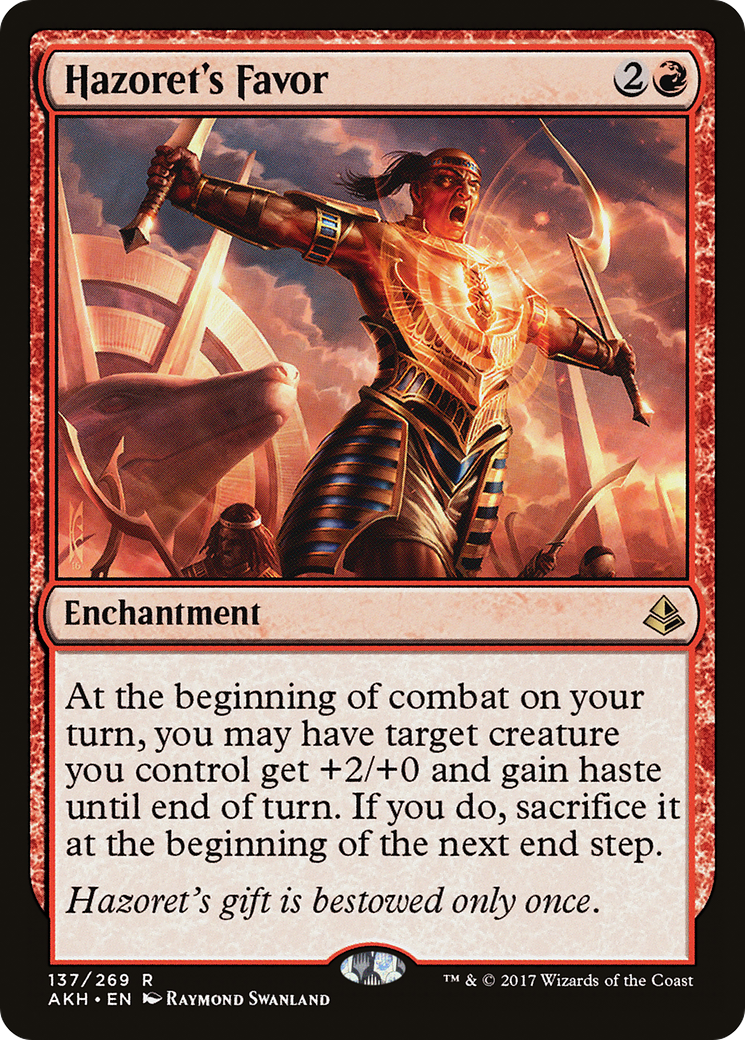Hazoret's Favor [Amonkhet] Foil