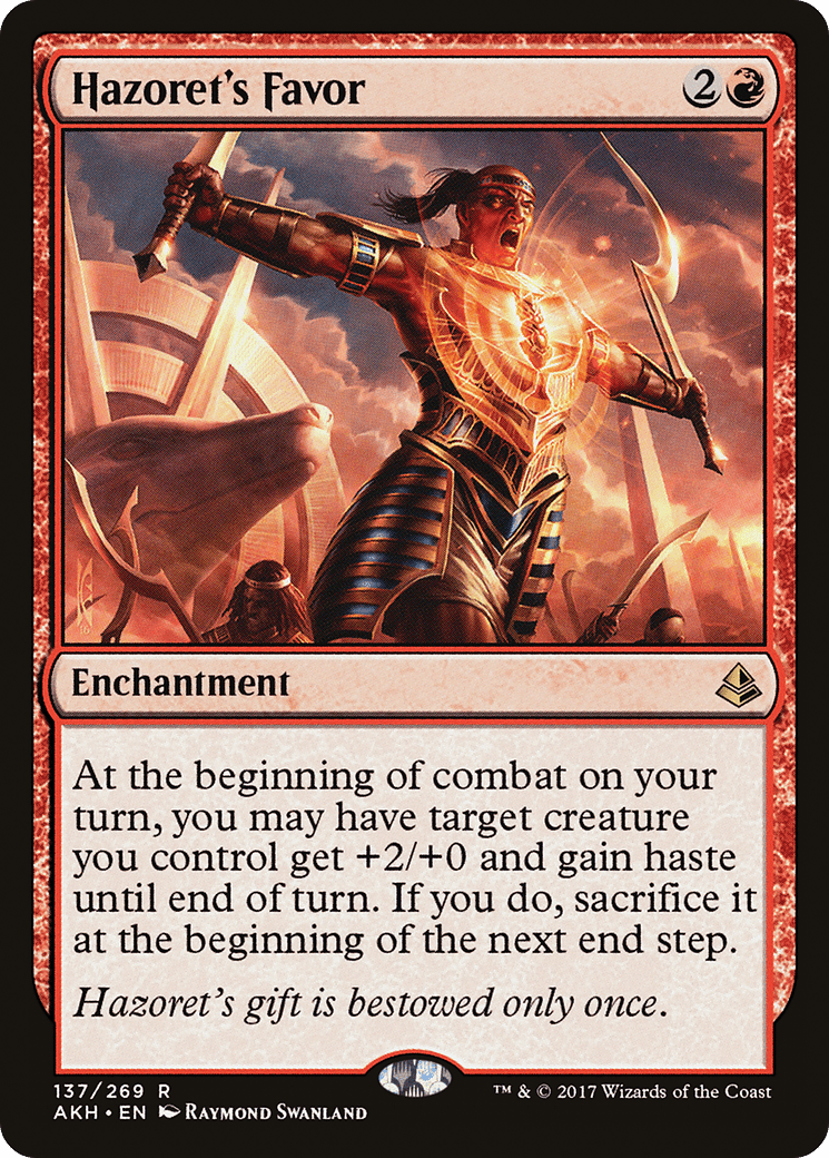 Hazoret's Favor [Amonkhet] Foil