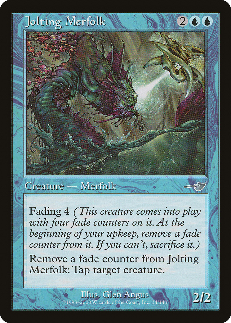 Jolting Merfolk [Nemesis] Foil