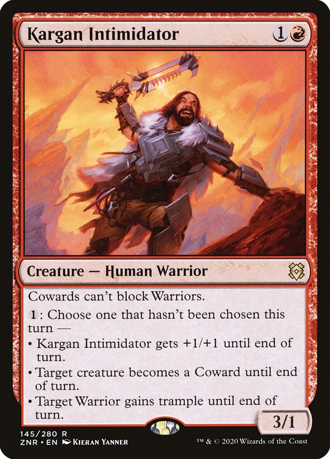 Kargan Intimidator 145/280 (Zendikar Rising) 
