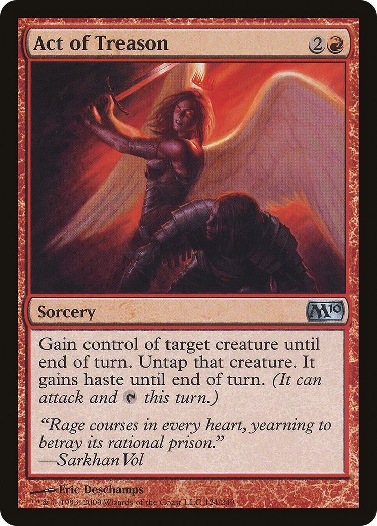 Act of Treason [Magic 2010] Foil