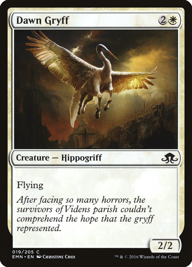 Dawn Gryff 19/205 (Eldritch Moon)  - Foil