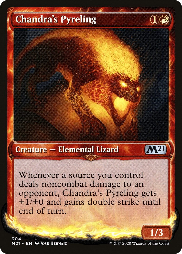 Chandra's Pyreling (Showcase) [Core Set 2021] Foil