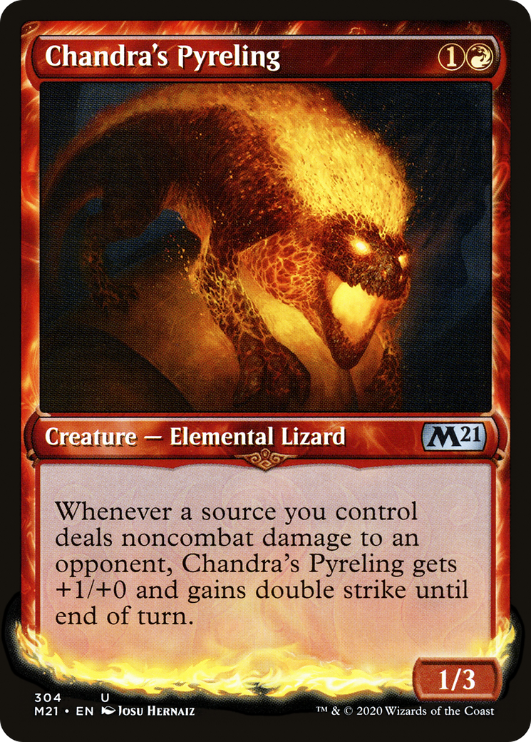 Chandra's Pyreling (Showcase) [Core Set 2021] Foil