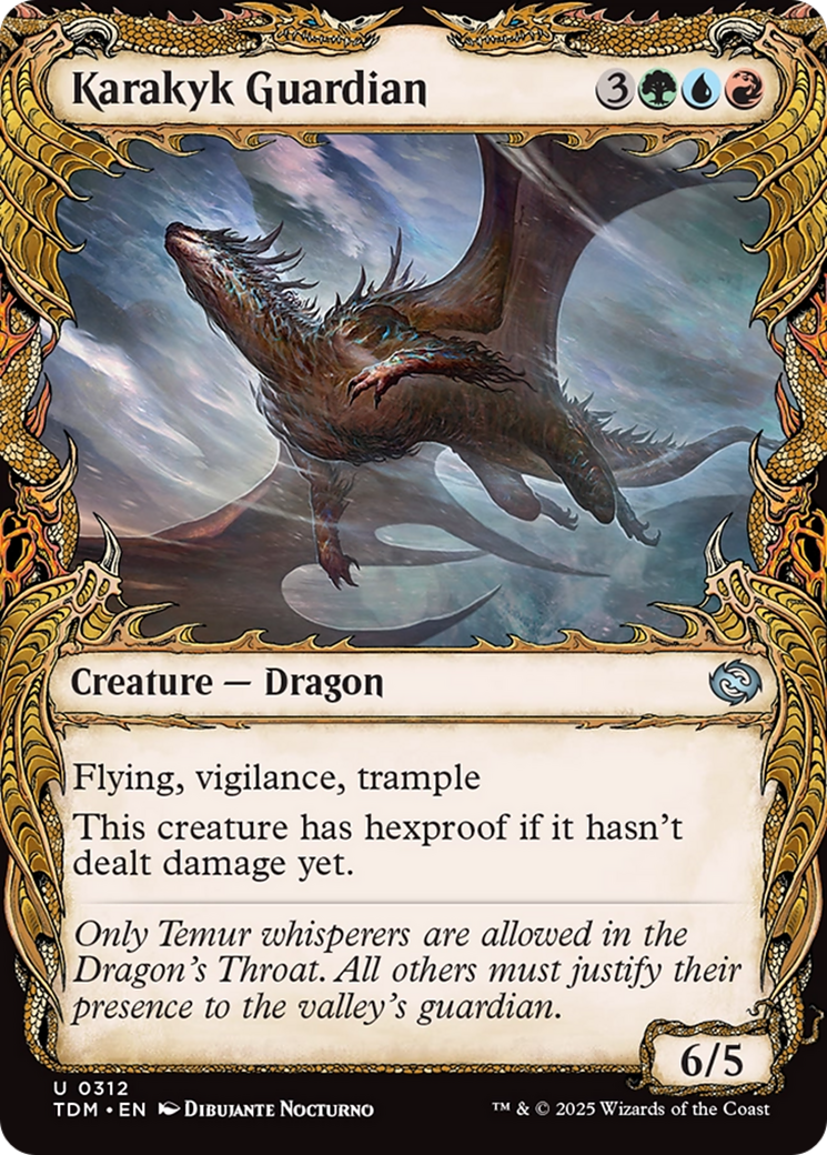 Karakyk Guardian (Showcase) (312) [Tarkir: Dragonstorm]  Foil
