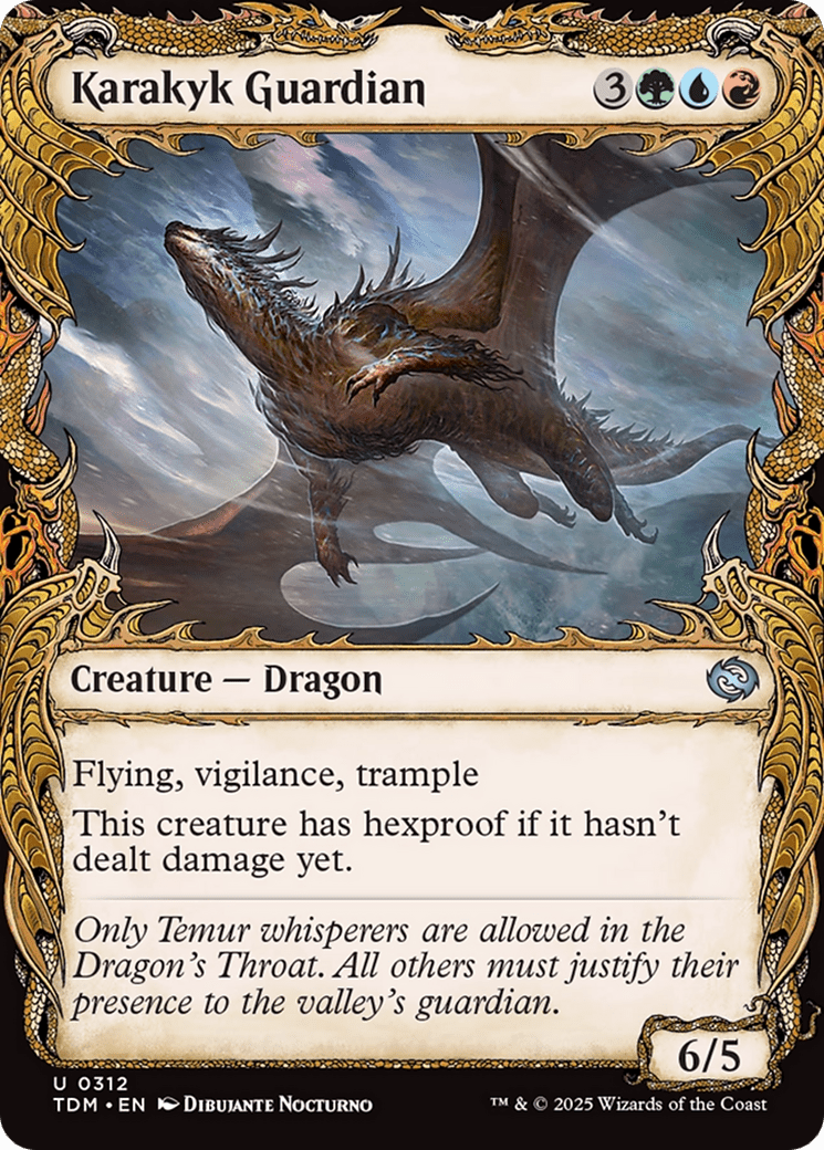 Karakyk Guardian (Showcase) (312) [Tarkir: Dragonstorm]  Foil
