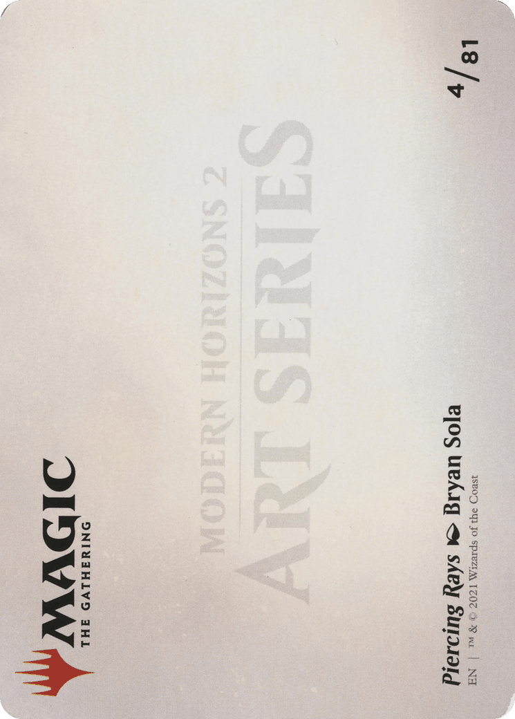 Piercing Rays // Piercing Rays (AMH2-004) - Modern Horizons 2 Art Series (Borderless) Foil