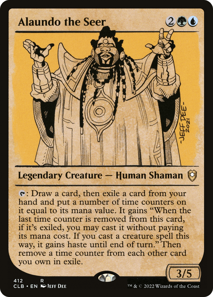 Alaundo the Seer (Showcase) [Commander Legends: Battle for Baldur's Gate] Foil