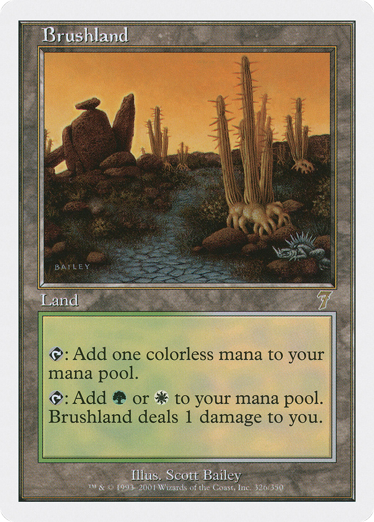 Brushland |  Foil (326) [Seventh Edition]